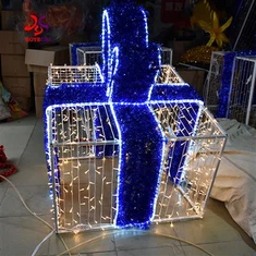 هدية عيد الميلاد مربع الصمام الديكور